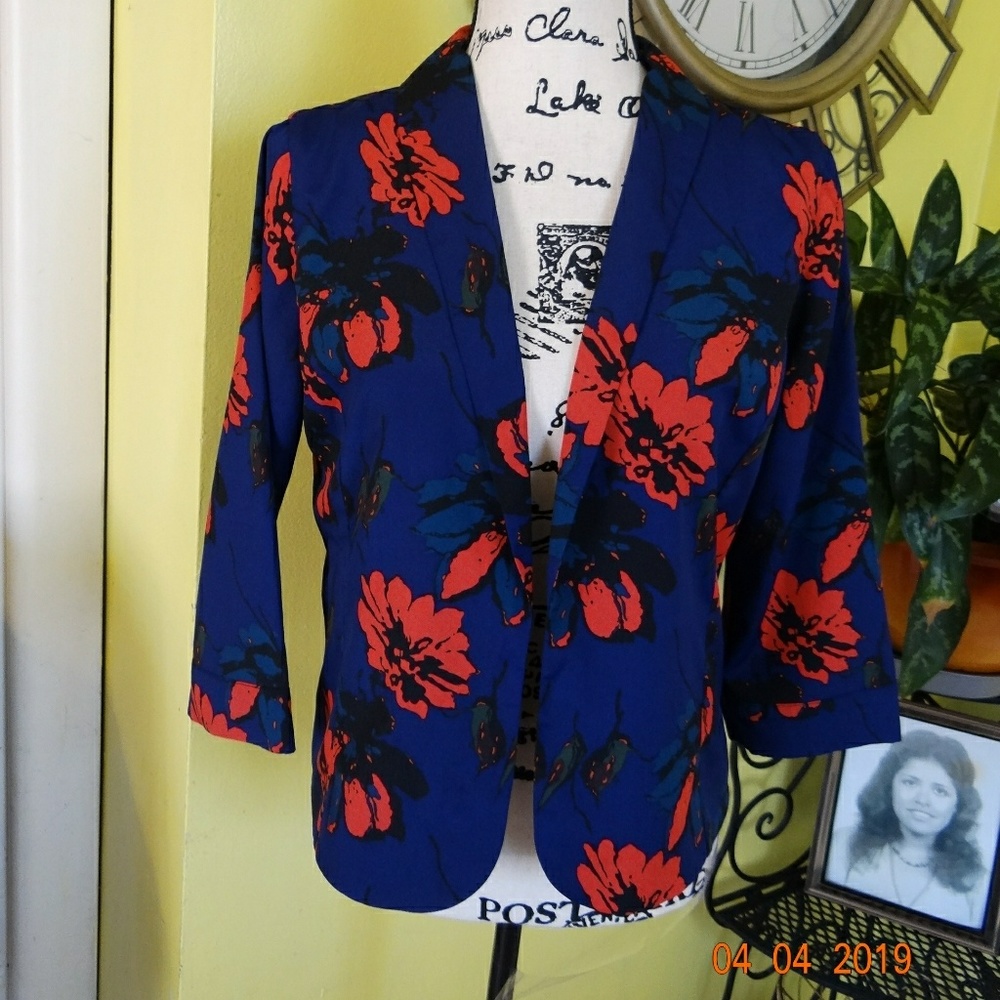 ACHRO Blue Floral Blazer